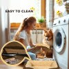 PawHut Dog Sofa Bed Pet Bed Dog Mattress with Removable Washable Cover, Anti-Slip Bottom, for Small Sized Dogs, 70L x 50W x 18Hcm - Brown