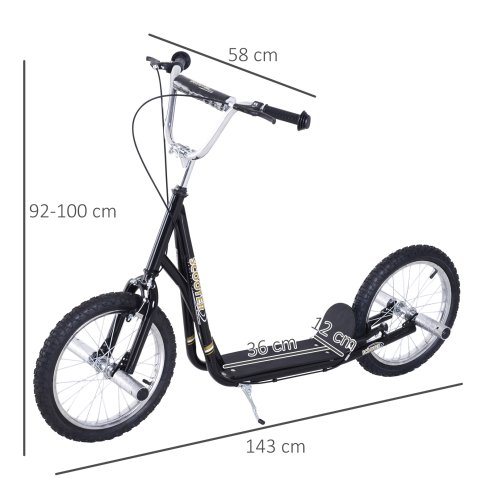 HOMCOM Stunt Scooter, Kids Scooter with 16