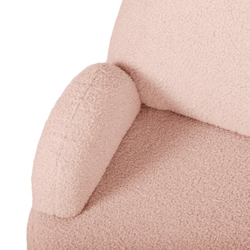 AIYAPLAY Kids Armchair, Bear Shaped Toddler Chair, Baby Armchair for Bedroom Playroom Living Room, for Boys and Girls Aged 18 Months to 3 Years - Pink