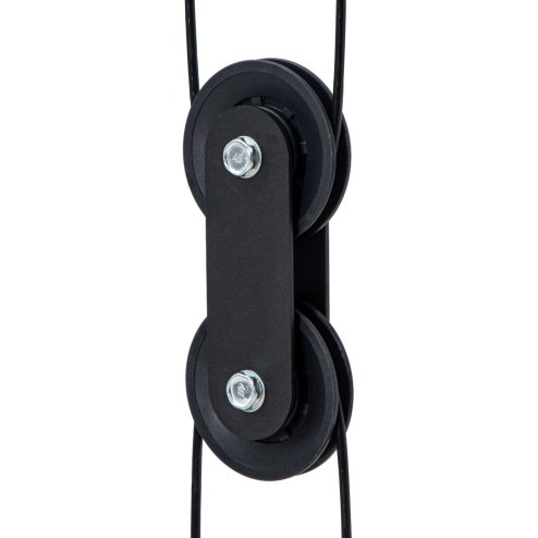 SPORTNOW Multi Home Gyms with Cable Pulley System, Cable Crossover Machine with 4 Handles for Full Body Strength Training, Power Rack for Home Workout, Black