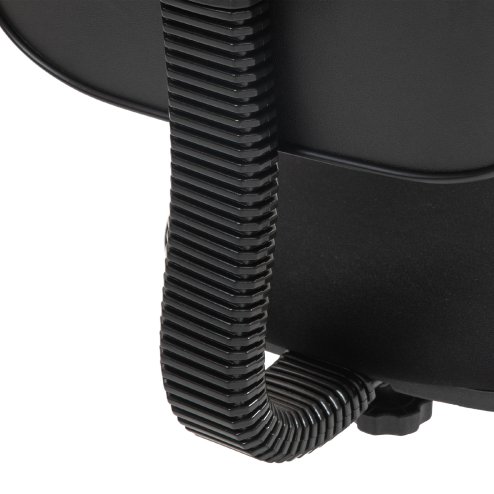 HOMCOM Armless Office Chair, Small Desk Chair, Height Adjustable Computer Chair with Rolling Wheels and Low Back, Black