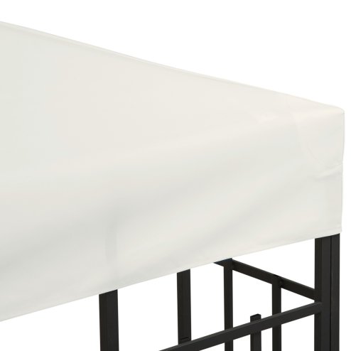 Outsunny 3 x 3(m) Gazebo Canopy Replacement Cover 2-Tier Roof Top Spare Part (TOP COVER ONLY)
