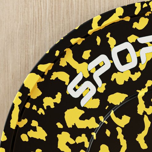 SPORTNOW Olympic Weight Plates Set, Solid Rubber Bumper Plates Weights Discs with 2