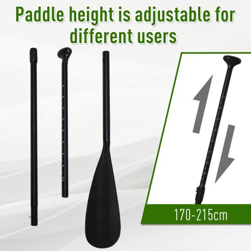 HOMCOM Inflatable Stand Up Paddle Board, 10' x 30