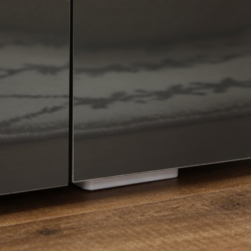 HOMCOM High Gloss TV Unit Cabinet for TVs up to 60