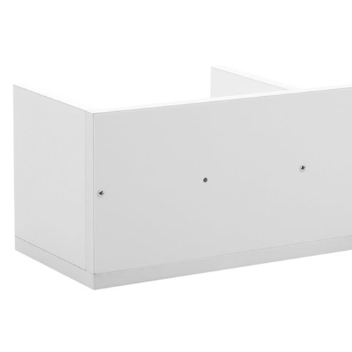 HOMCOM Wall Mount 84 CD / 56 DVD/Blu-ray/ Media Storage Rack 4 Cubes Wooden Shelf Organizer Unit Bookcase Display