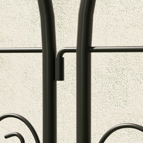 Outsunny Set of 2 Metal Garden Trellis, Decorative Trellis Panels for Climbing Outdoor Plants, Vegetables, Vines, Flowers, 150 x 50 cm, Bird Design