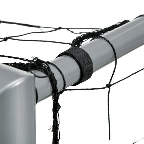 SPORTNOW 6ft x 4ft Football Goal, Football Net for Garden, Training Goal with Ground Stakes, Steel Frame