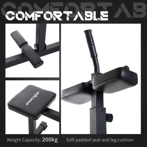 SPORTNOW Seated Leg Extension Machine, Adjustable Leg Raise Machine and Curl Machine with Plate Loaded for Hip, Lower Body and Home Gym Workout