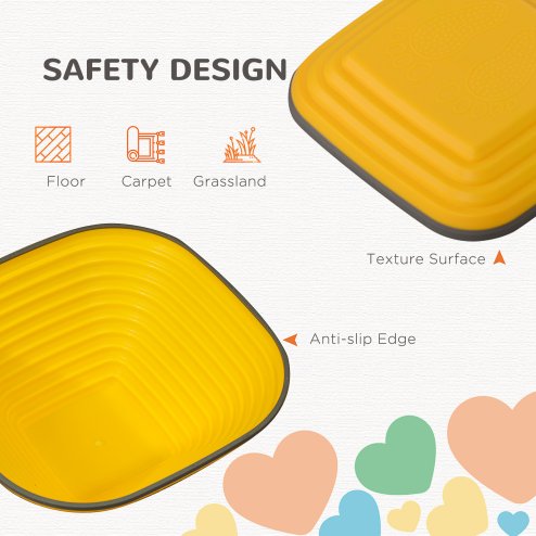 AIYAPLAY Balance Stepping Stones for Kids, 11-Piece Non-Slip Stackable River Stones, Obstacle Courses for Balance and Motor Skills, Indoor Outdoor Sensory Toy Gift for Ages 3-8 Years