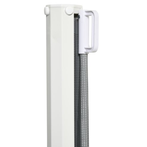 PawHut Retractable Stair Gate for Dogs, Pet Mesh Safety Gate Extends up to 115cm for Doorways Indoor- Grey