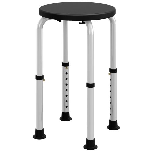 HOMCOM Bath Chair Shower Seat Safety Bathroom Elderly Aids Adjustable Positions