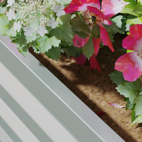 Outsunny Set of 2 Raised Garden Bed, Outdoor Planter Box with Galvanised Steel Frame for Growing Vegetables, Flowers and Herbs, 60 x 60 x 30.5 cm, Light Grey
