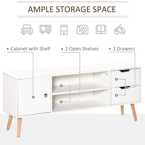 HOMCOM TV Stand for TVs up to 50