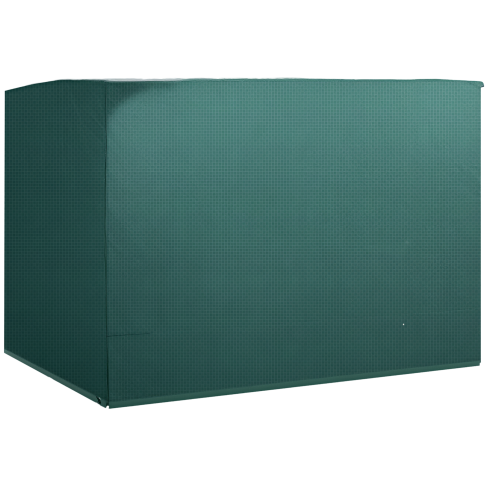 Outsunny Patio 3 Seater Swing Chair Bench Cover Outdoor Garden Furniture Rain Protection Cover Protector Waterproof Anti-UV, 215L x 155W x 150Hcm, Dark Green