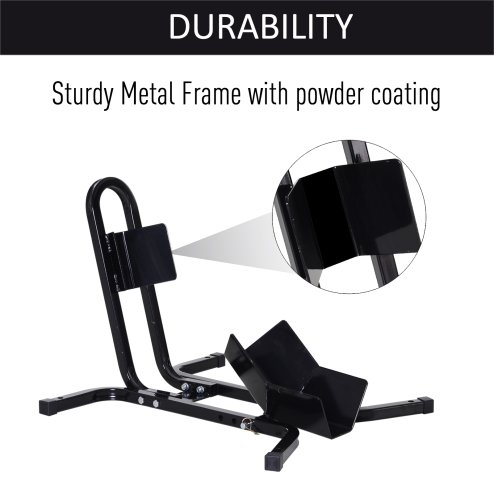 HOMCOM Metal Motorcycle Motorbike Wheel Chock Locking Stand System 17,19,21/43,48,51 Cm Front Wheels Steel Adjustable Fixing Tyre Holder Support