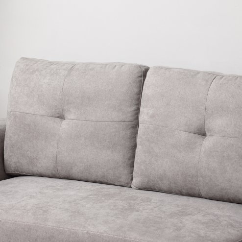HOMCOM 3 Seater Sofa Bed, L Shaped Pull Out Sofa Bed with Storage, Convertible Click Clack Settee Sectional Sleeper Futon for Living Room, Office
