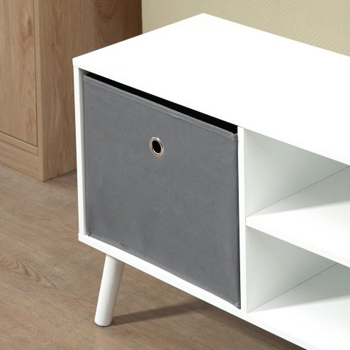 HOMCOM TV Cabinet Stand Unit for TVs up to 50