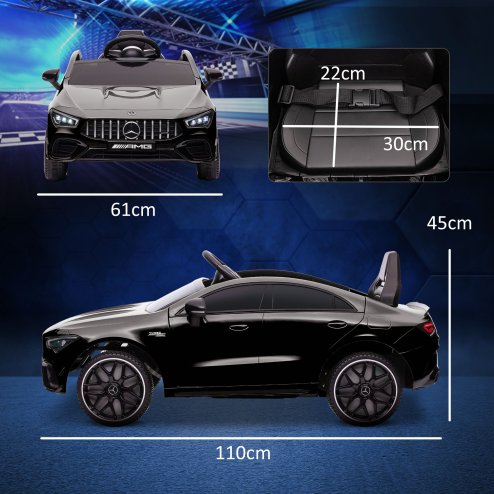 AIYAPLAY Mercedes Benz Licensed 12V Electric Car for Kids, Kids