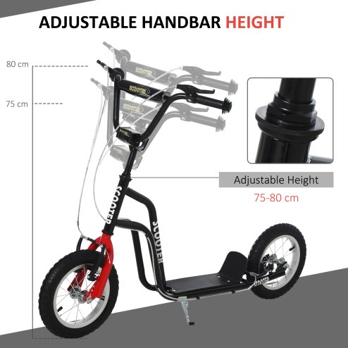 HOMCOM Stunt Scooter, Kids Scooter, 12
