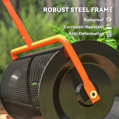 Outsunny Compost Spreader, 24