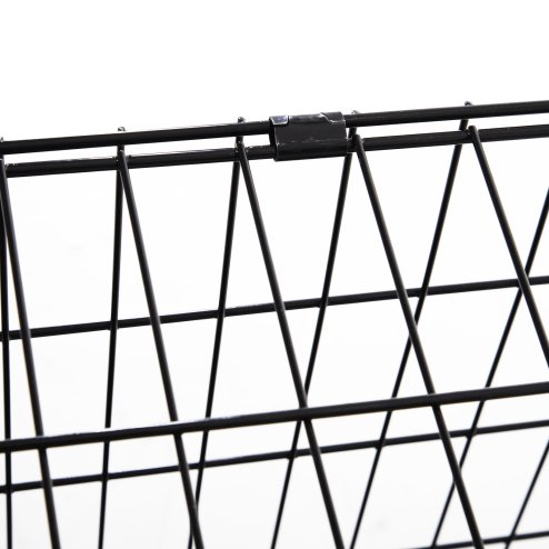 Pawhut Trapeze Collapsible Dog Pet Travel Box Cage Removable Tray 93 x 58 x 65cm