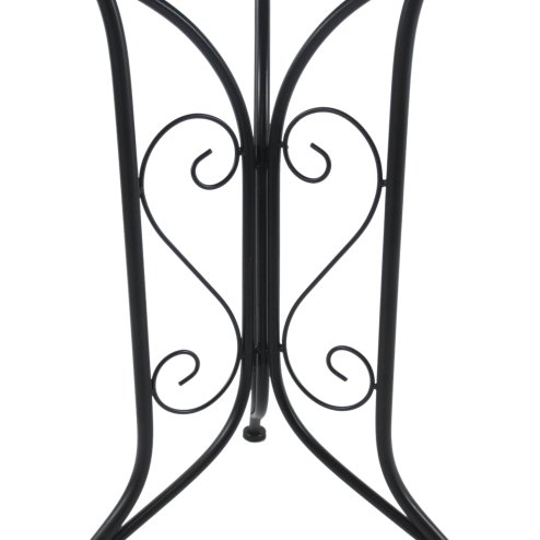 Outsunny 3 PCs Garden Mosaic Bistro Set Outdoor Patio 2 Folding Chairs & 1 Round Table  Outdoor Furniture Vintage