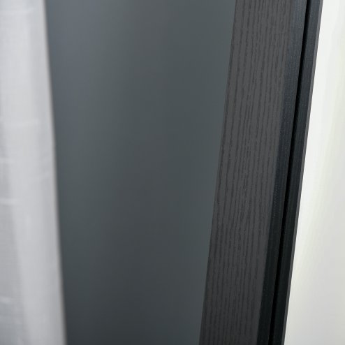 HOMCOM Full Length Mirror, Floor Standing or Wall-Mounted Long Mirror, Rectangular Full Body Mirror for Bedroom, Living Room, Black