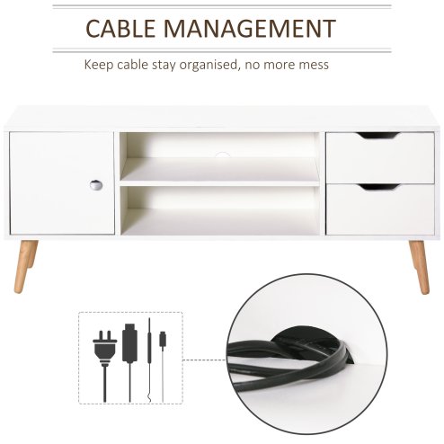 HOMCOM TV Stand for TVs up to 50