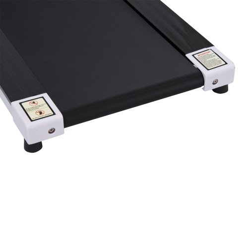 HOMCOM Electric Treadmill Walking Pad, 1-10km/h Folding Running Machine, Gym Fitness Exercise with LCD Monitor, White