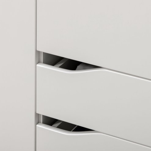 HOMCOM 2 Door Wardrobe with 2 Drawers, Storage Cupboard with Clothes Hanging Rail, Shelves and Anti-tipping Design, Modern Bedroom Furniture, White