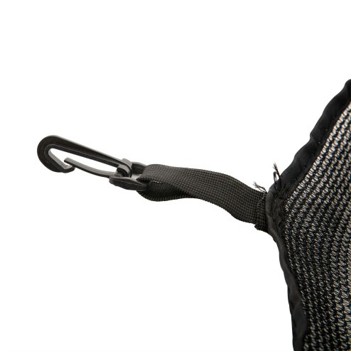 HOMCOM 10ft Trampoline Net Replacement Safety Net Enclosure Net Spare w/ 6 Poles