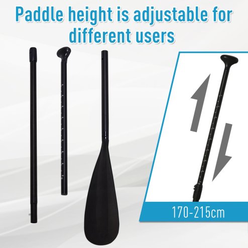 HOMCOM Inflatable Stand Up Paddle Board, 10' x 30