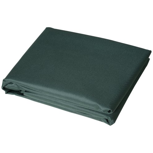Outsunny 3 Seater 600D Oxford Patio Swing Chair Cover Outdoor Garden Furniture Rain Protection Protector Waterproof Anti-UV, 205 x 124 x 164cm, Deep Green