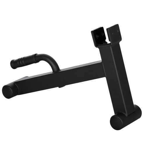 SPORTNOW Barbell Jack, Deadlift Jack with Non-Slip Handle and Plastic Padding, Easy Loading and Unloading 200kg Barbell Plates, for Home Gym, Deadlifting Weight Training