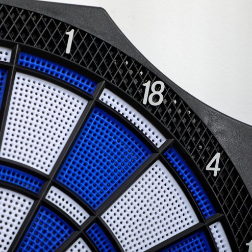 SPORTNOW Electronic Dartboard Set with 31 Games, 285 Programs, Cabinet, 6 Soft Tip Darts, 6 Spare Tips, LCD Scoring Indicator for Party, Game Night, Gift