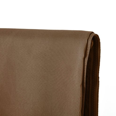 Outsunny 4 Pack Replacement Gazebo Curtains Privacy Panel for Most 3 x 4m Gazebo Canopy Pavillion Outdoor Shelter Sidewalls Accessories Dark Brown