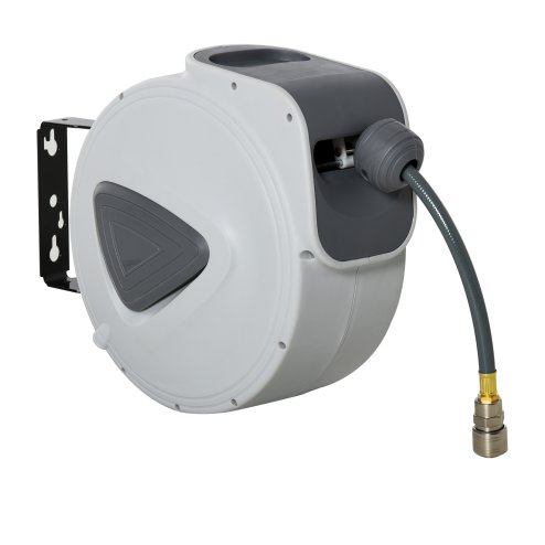 DURHAND Retractable Air Hose Reel 15m+ 140cm Hose Diameter 3/ 8