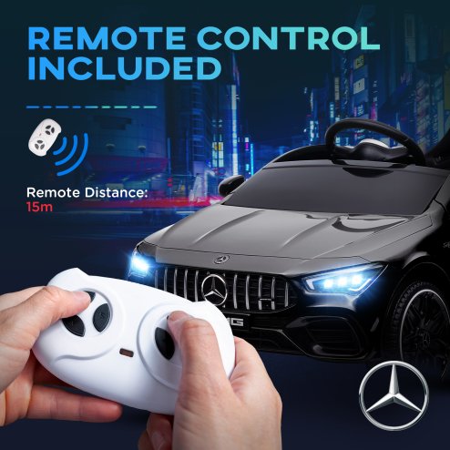 AIYAPLAY Mercedes Benz Licensed 12V Electric Car for Kids, Kids