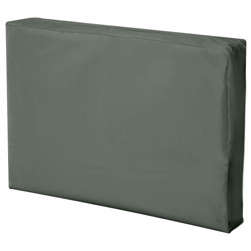 Outsunny Rattan Cushion Covers, Outdoor Seat Cushion Covers, Garden Furniture Covers Replacement - COVER ONLY, Grey