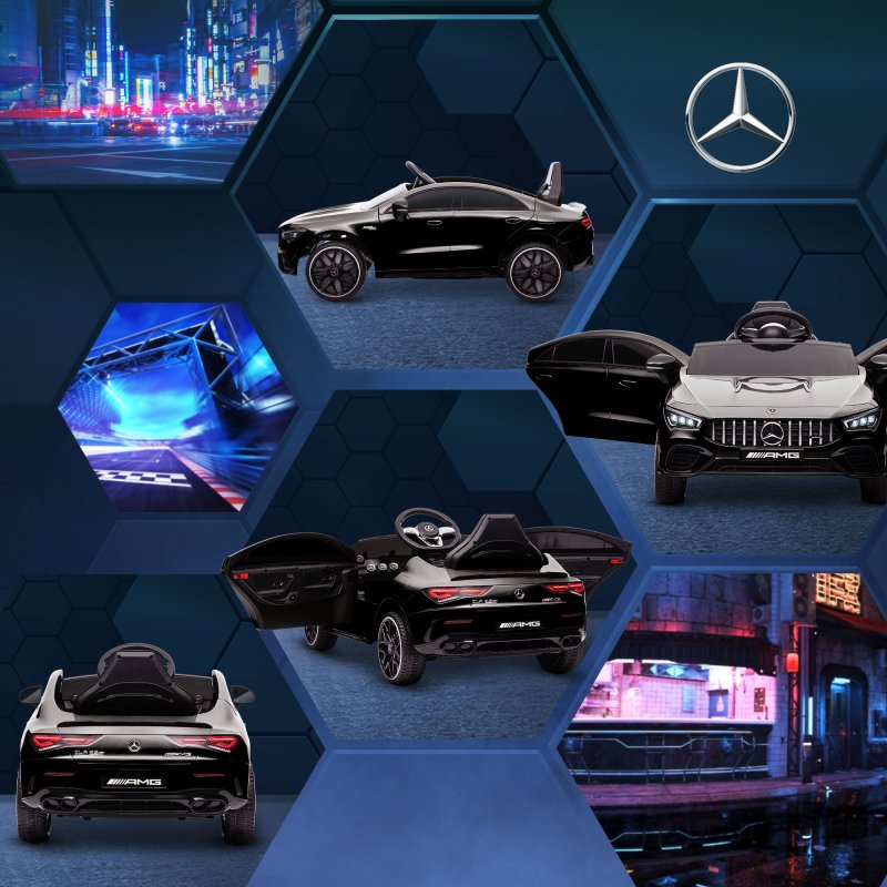 AIYAPLAY Mercedes Benz Licensed 12V Electric Car for Kids, Kids