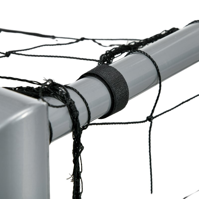 SPORTNOW 8ft x 5ft Football Goal, Football Net for Garden, Training Goal with Ground Stakes, Steel Frame