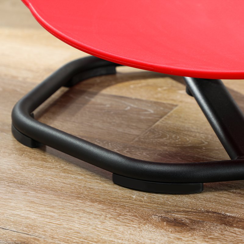 AIYAPLAY Sensory Spinning Chair, Kids Swivel Chair for Coordination, Balance, Red