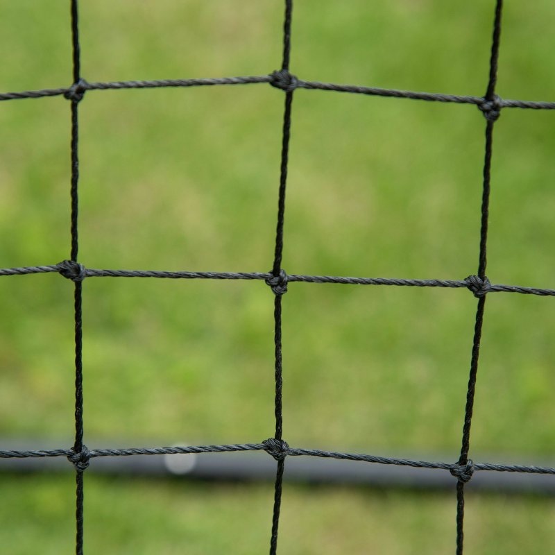 HOMCOM Rebounder Net Practise Kickback Target Goal with 5 Angles, for Teens, Adults, Softball, Football Training, Black