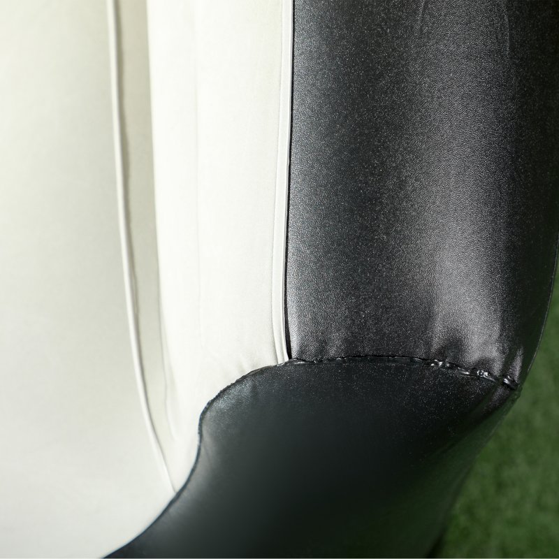 Outsunny 2 Person Inflatable Sofa Couch, Inflatable Chair with Soft Plush Fabric, for Camping, Gaming, Reading and Movie Watching, Grey