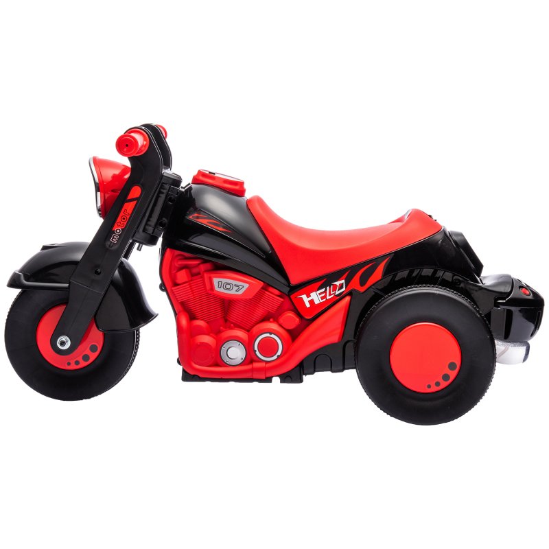 AIYAPLAY Kids Ride On Car, Foot To Floor Sliding Baby Car, Push Along Car with Music, Bubble, for Toddler from 2 to 5 Years Old - Black