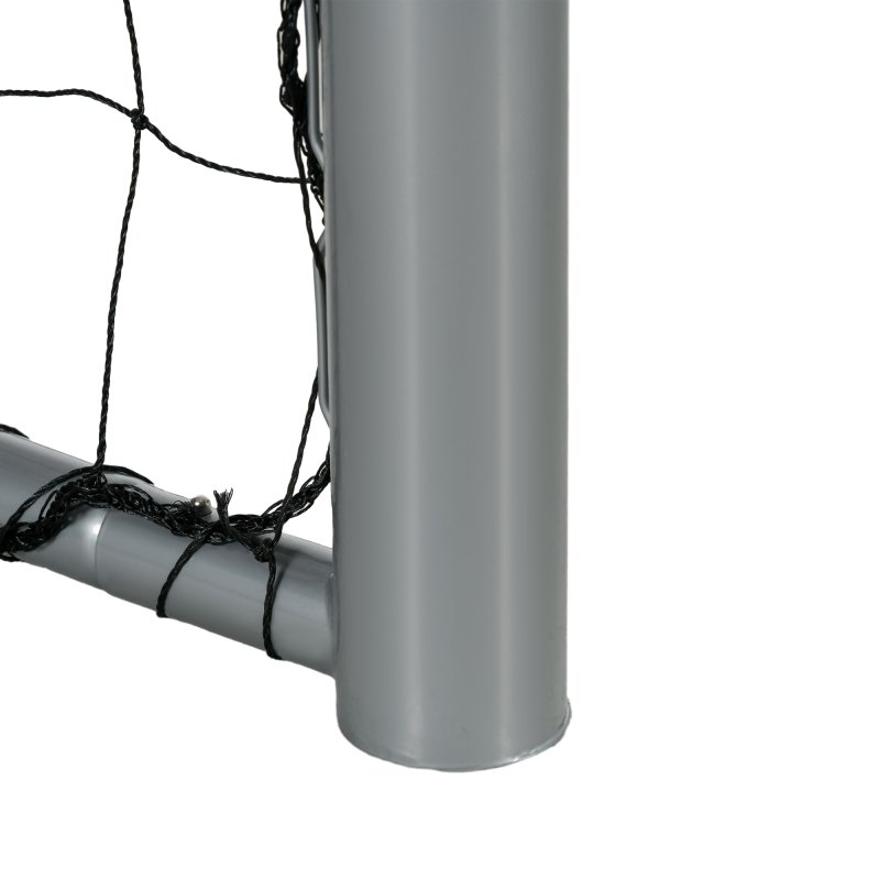 SPORTNOW 6ft x 4ft Football Goal, Football Net for Garden, Training Goal with Ground Stakes, Steel Frame