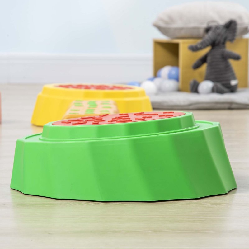 Outsunny 8 PCS Kids Stepping Stones Balance Beam w/ Non-Slip Surface and Bottom, Stackable Stepping Stones for Toddler