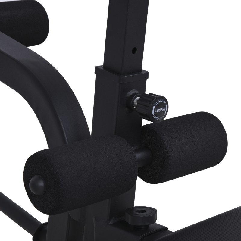 HOMCOM Multi-Functional Dumbbell Weight Bench Adjustable Sit-Up Stand for Home Gym
