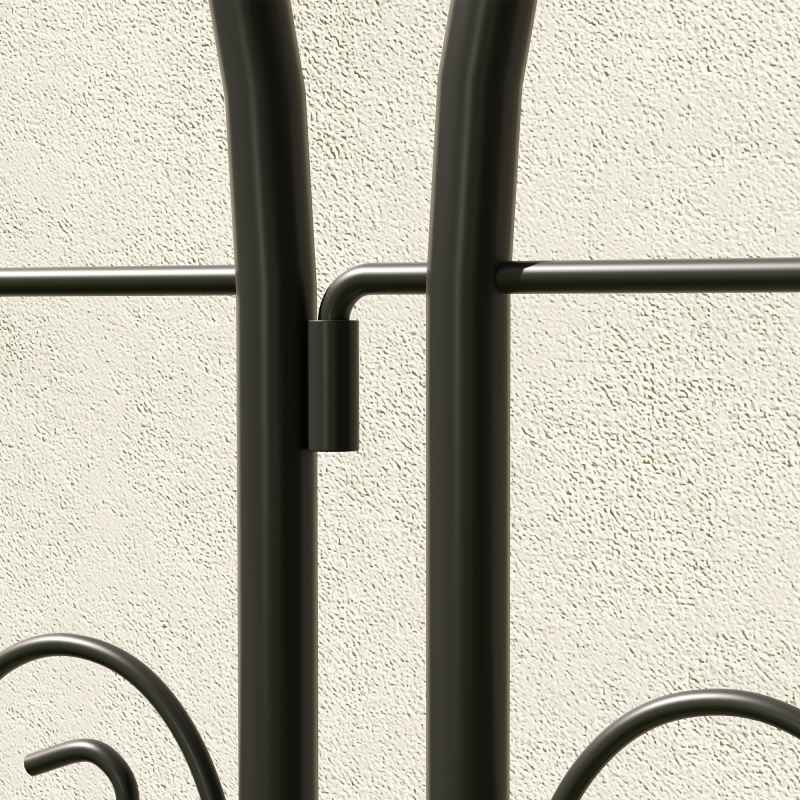 Outsunny Set of 2 Metal Garden Trellis, Decorative Trellis Panels for Climbing Outdoor Plants, Vegetables, Vines, Flowers, 150 x 50 cm, Bird Design